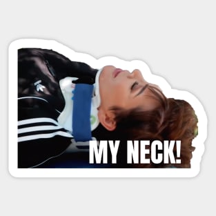 Kris Jenner Neck Brace Sticker